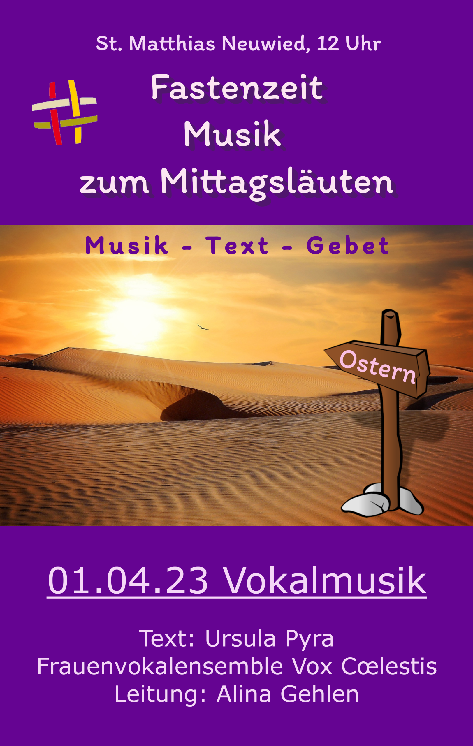 Plakat Musik zum Mittagsläuten